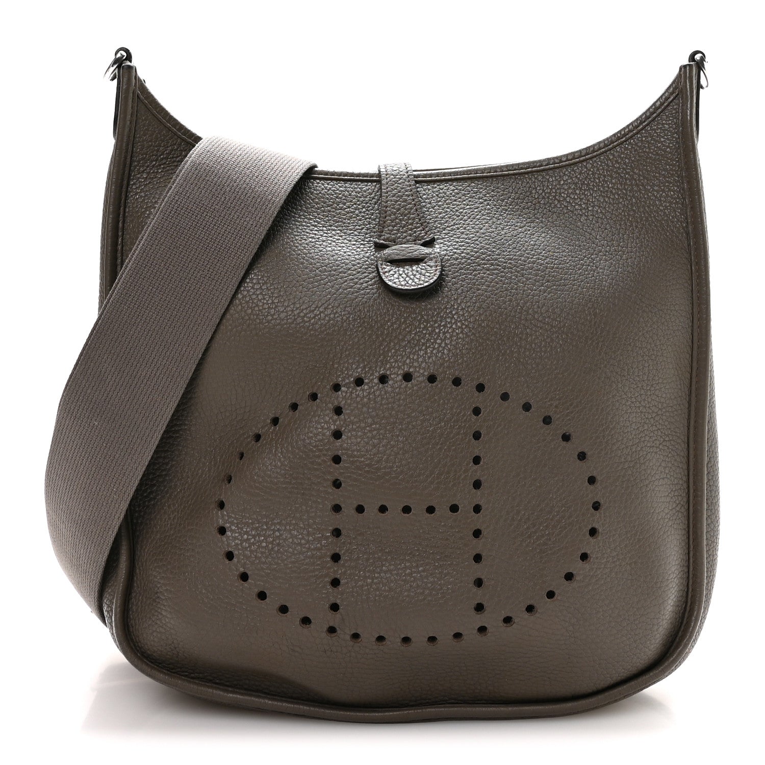 Hermes Taurillon Clemence Evelyne III PM Etain 1 of 10