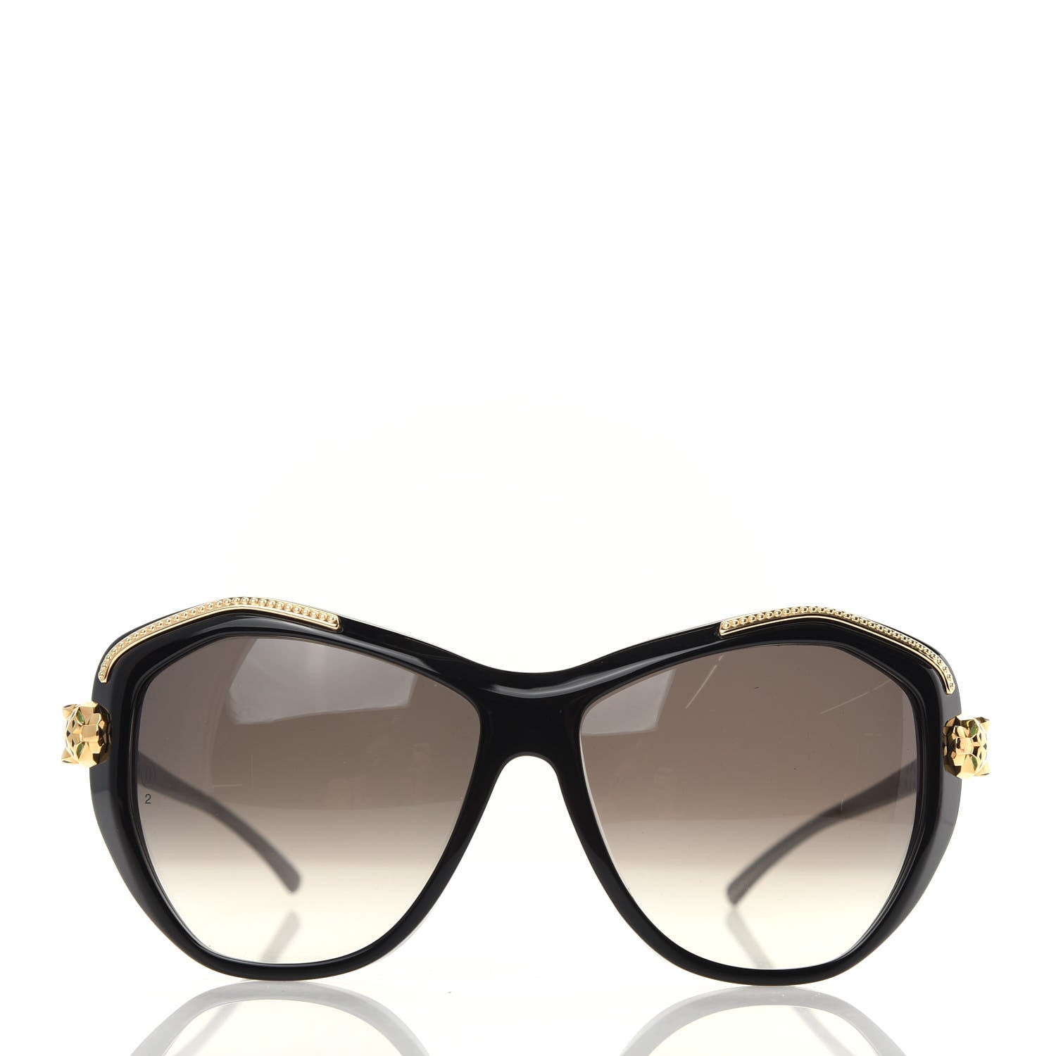 Cartier Panthere Wild De Sunglasses Black 2 of 8