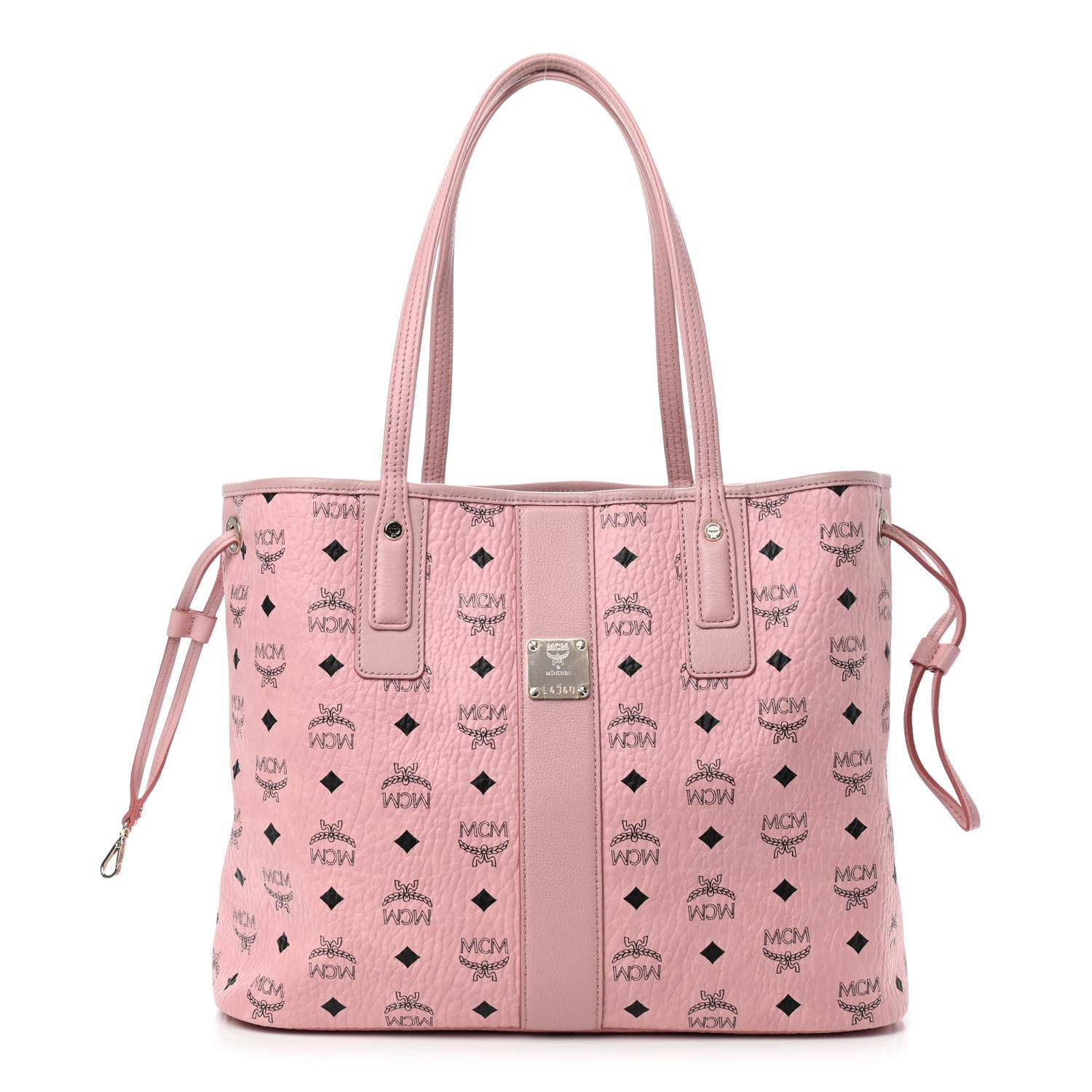 MCM Visetos Medium Liz Reversible Shopper Tote Pink 2 of 12