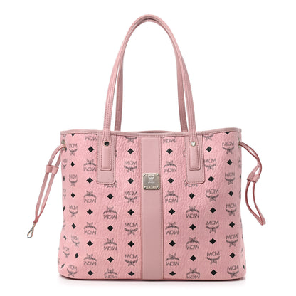 MCM Visetos Medium Liz Reversible Shopper Tote Pink 2 of 12