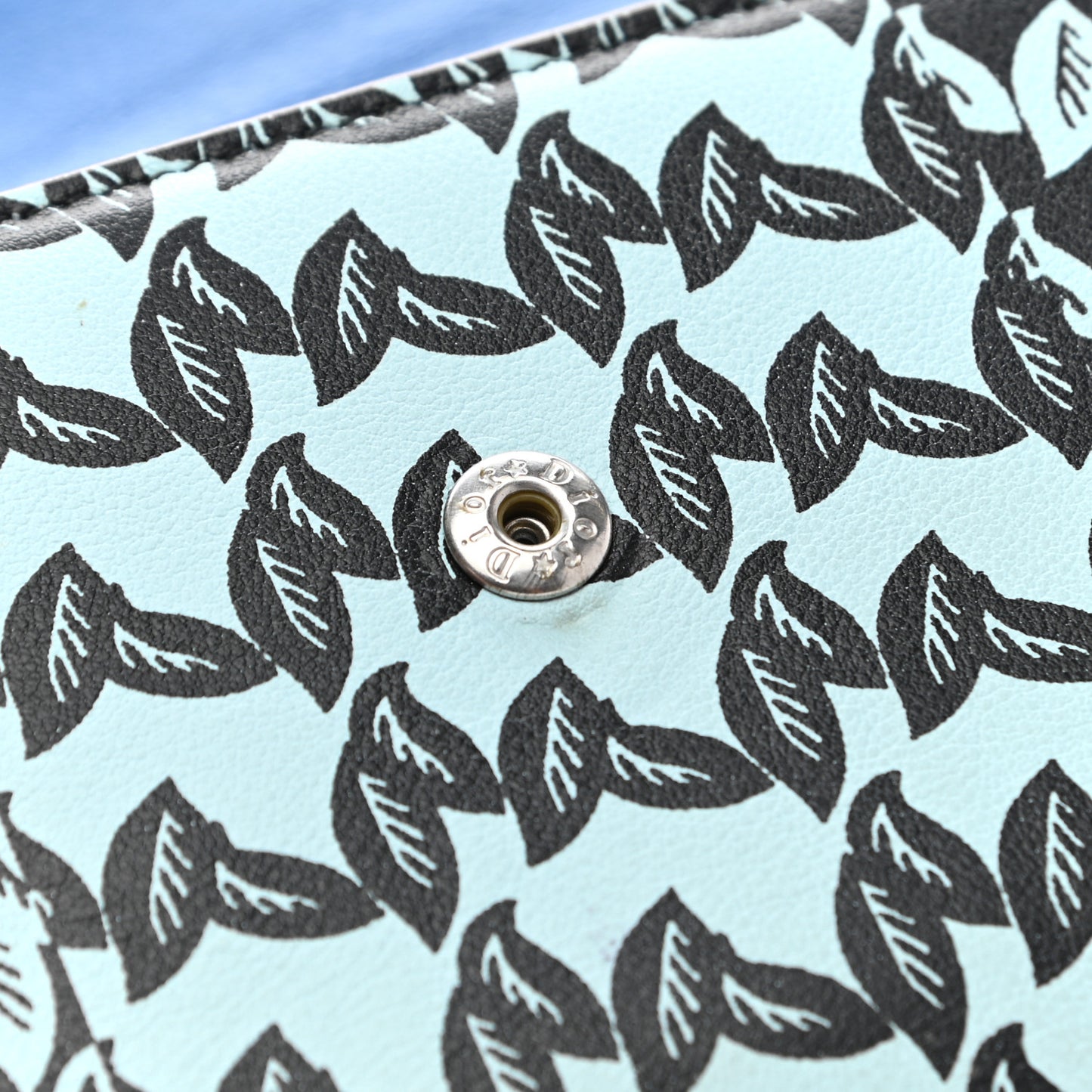 Printed Calfskin Diorissimo Medium Envelope Wallet