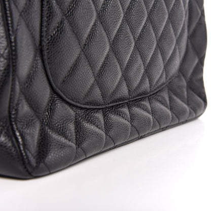 Chanel Caviar Quilted Jumbo Double Flap Black 8 of 8