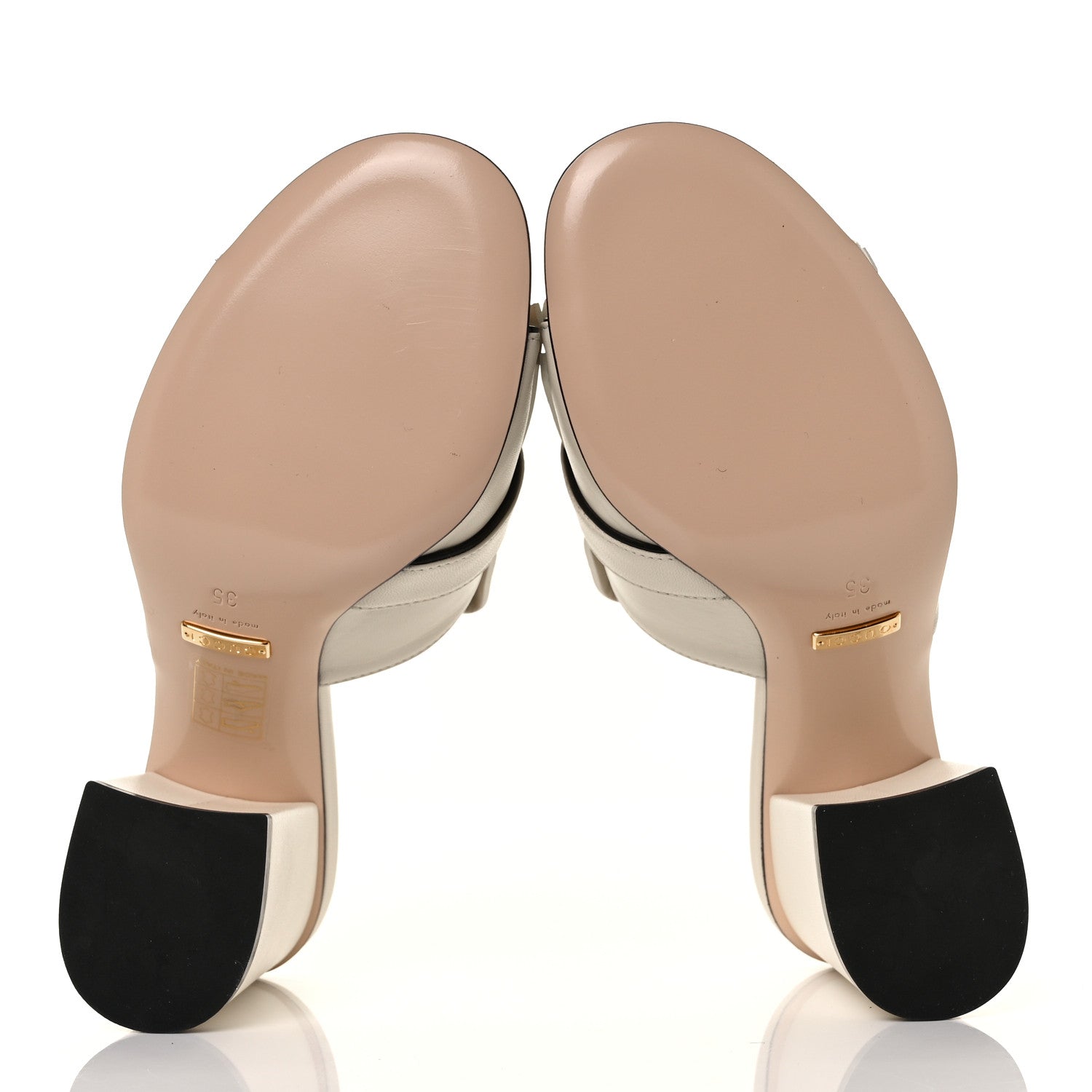 Gucci Malaga Kid GG Marmont Fringe 75mm Slide Sandals 35 Mystic White 5 of 8