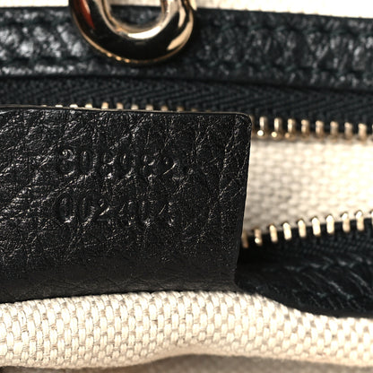 Gucci Pebbled Calfskin Medium Soho Chain Shoulder Bag Black 7 of 9