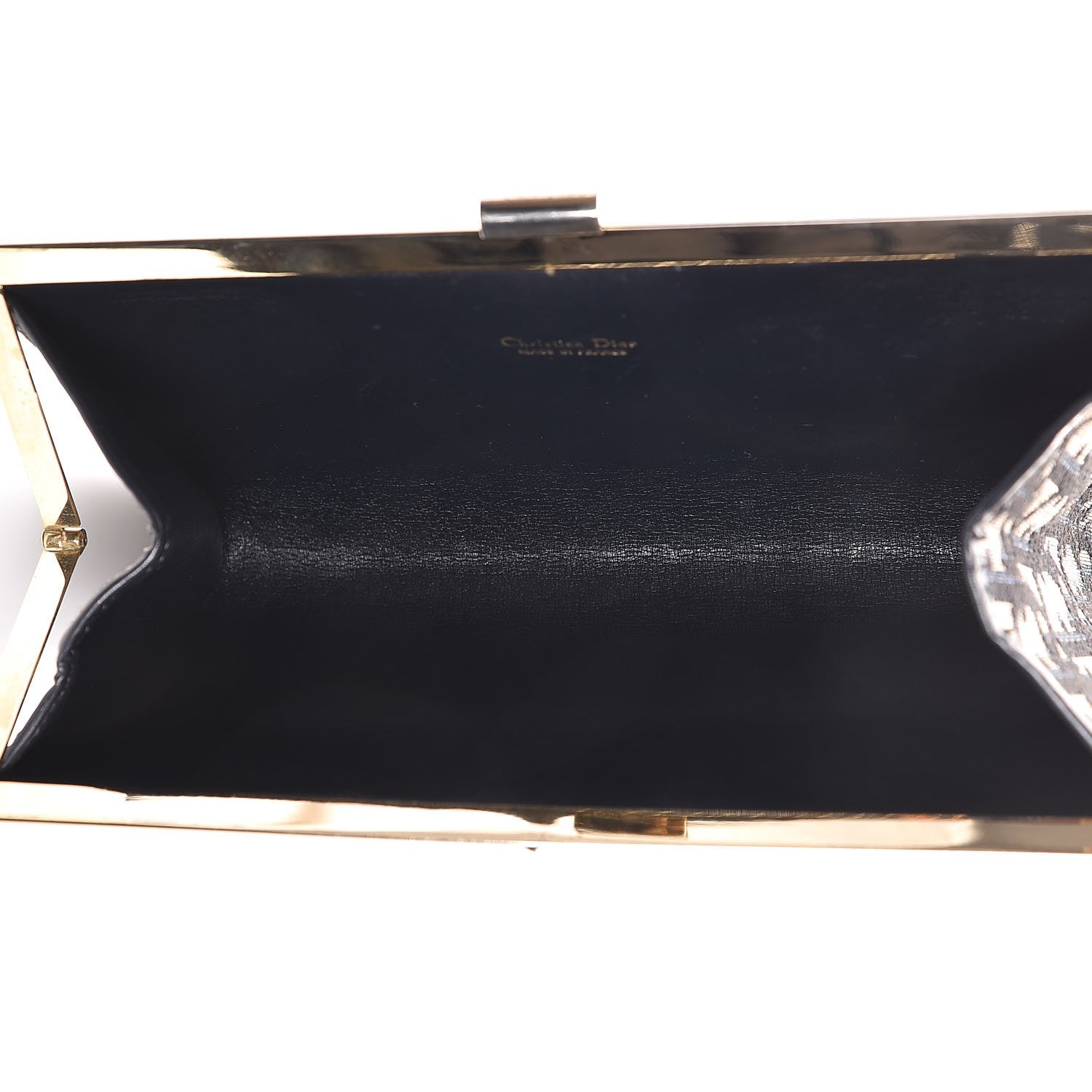 Christian Dior Monogram Small Clutch Navy Blue 7 of 7