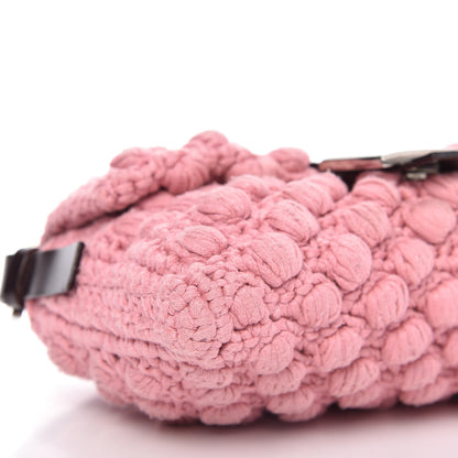 Fendi Woven Knit Baguette Pink 6 of 10