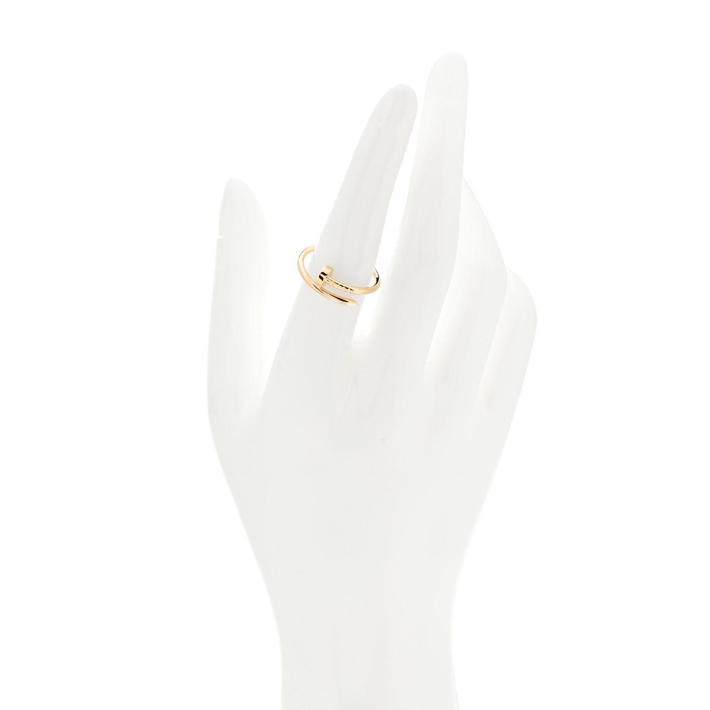 18K Yellow Gold Small Juste Un Clou Ring 54 6.75