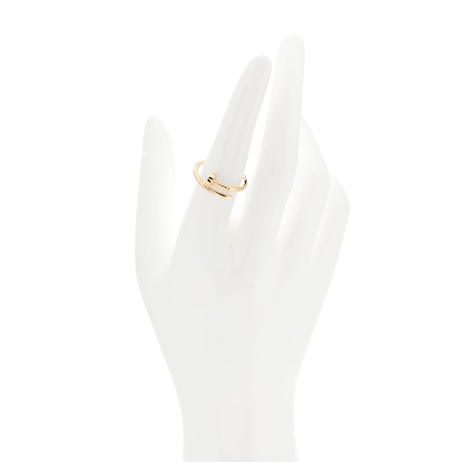 Cartier 18K Yellow Gold Small Juste Un Clou Ring 54 6.75 2 of 5