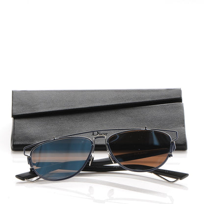 Christian Dior Technologic Sunglasses Blue Matte Black 9 of 9
