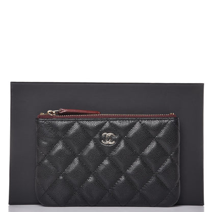 Chanel Caviar Quilted Small Cosmetic Case Black 8 of 8