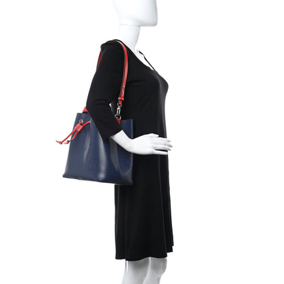 Louis Vuitton Epi NeoNoe MM Indigo 2 of 17