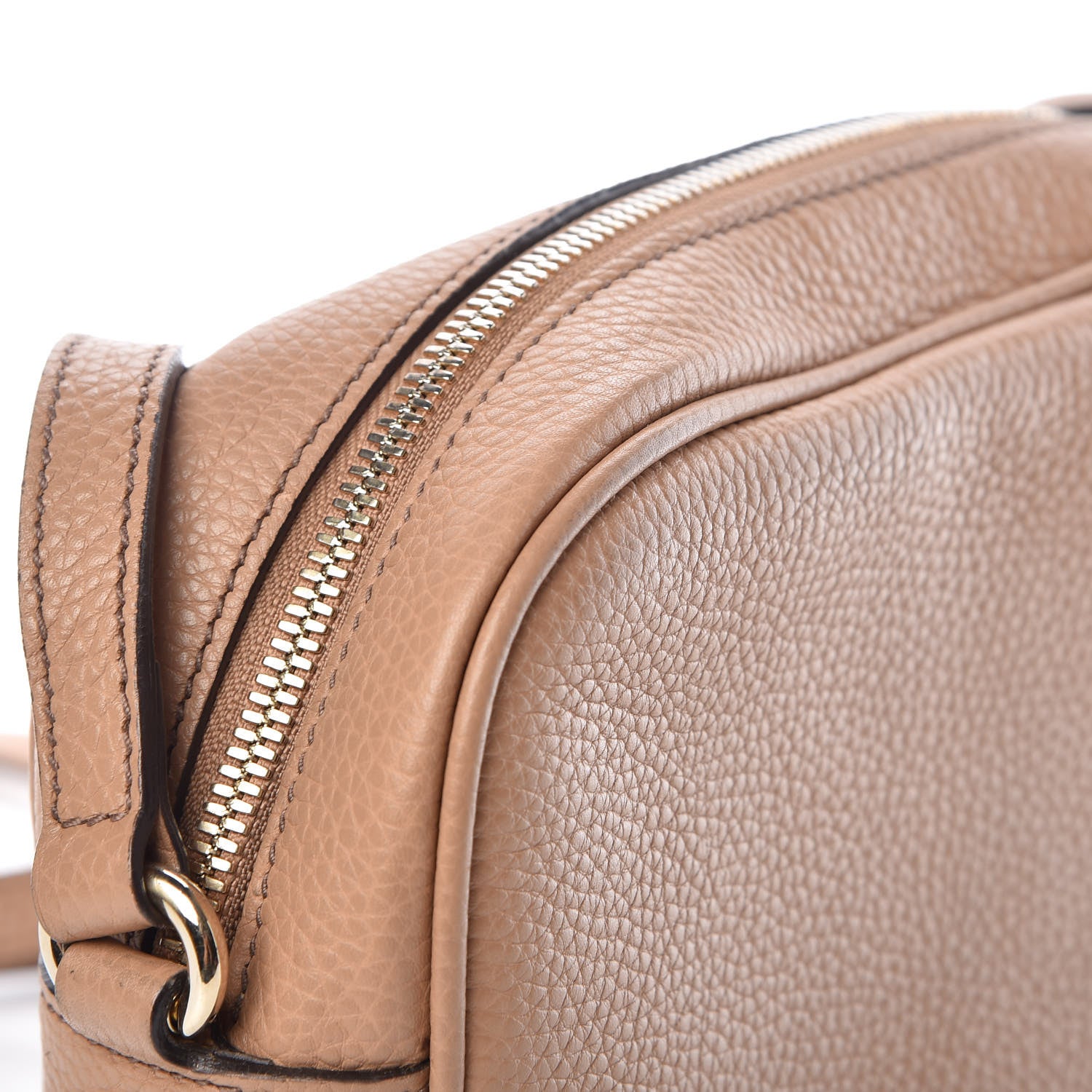 Gucci Pebbled Calfskin Small Soho Disco Bag Camelia 19 of 19