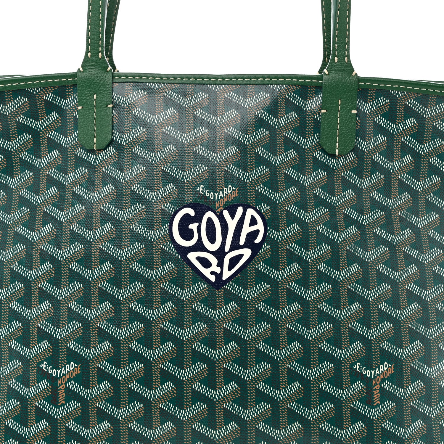 Goyard Goyardine Artois PM Green 8 of 10
