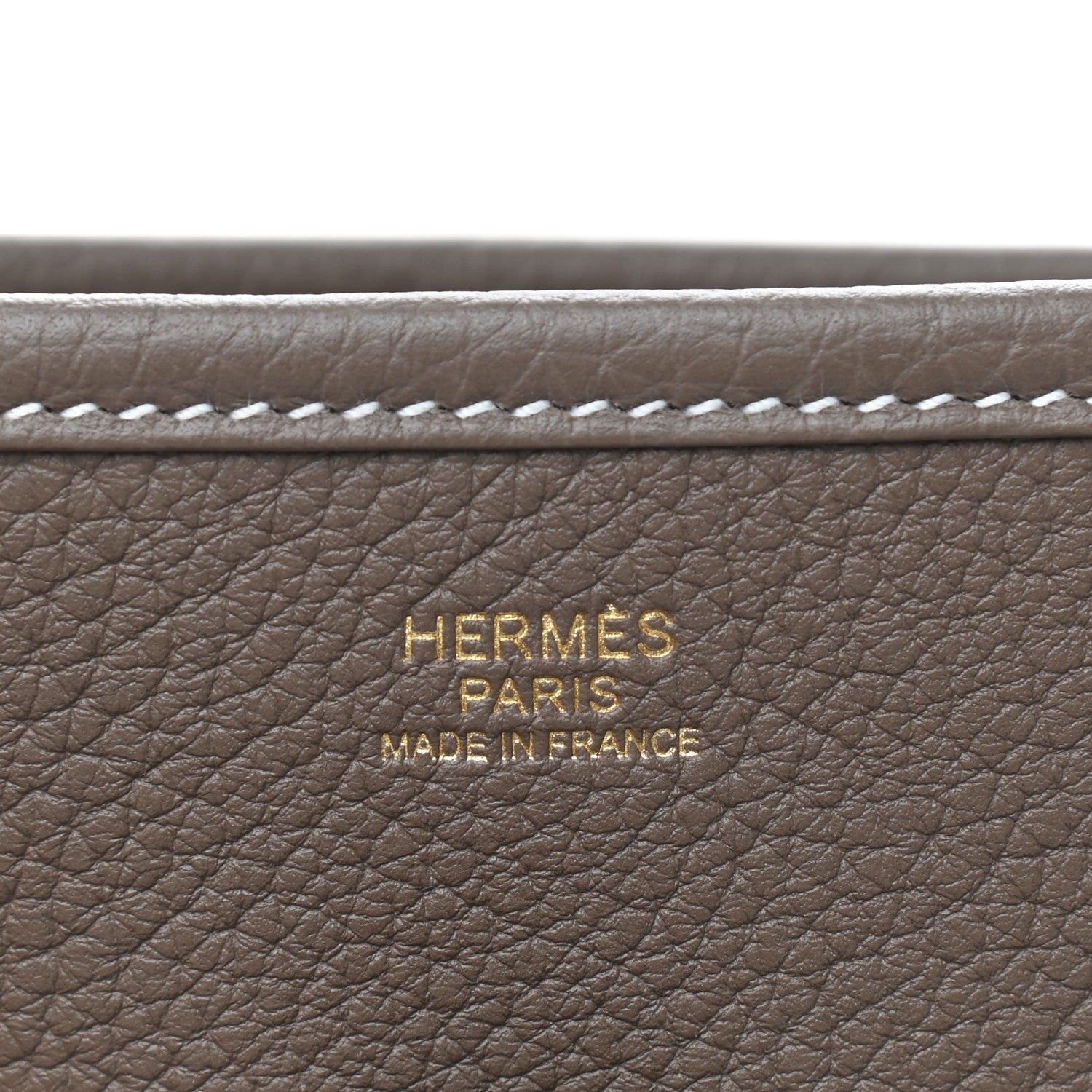 Hermes Taurillon Clemence Evelyne III PM Etoupe 5 of 7