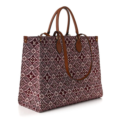 Louis Vuitton Jacquard Since 1854 Onthego GM Bourdeaux 3 of 9