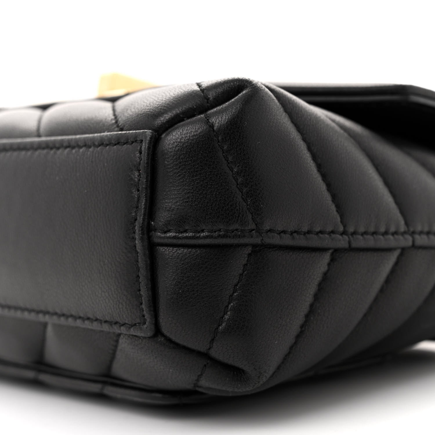 Dolce & Gabbana Nappa Quilted DG Lop Shoulder Bag Black 9 of 9