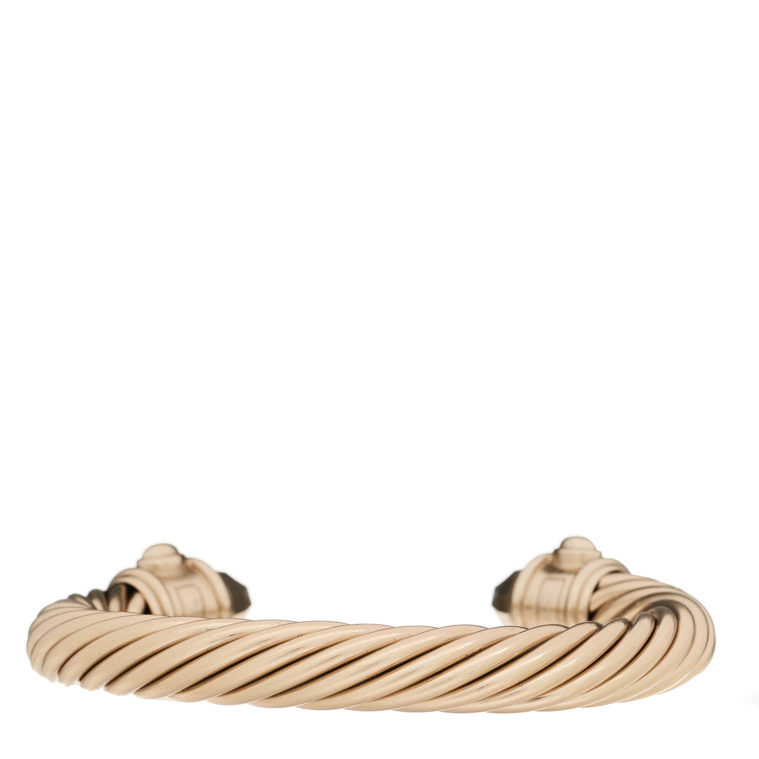 David Yurman Aluminum 10mm Cable Renaissance Bracelet Sand 2 of 5