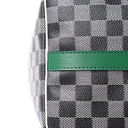 Louis Vuitton Damier Speedy Bandouliere 30 Black White 9 of 10