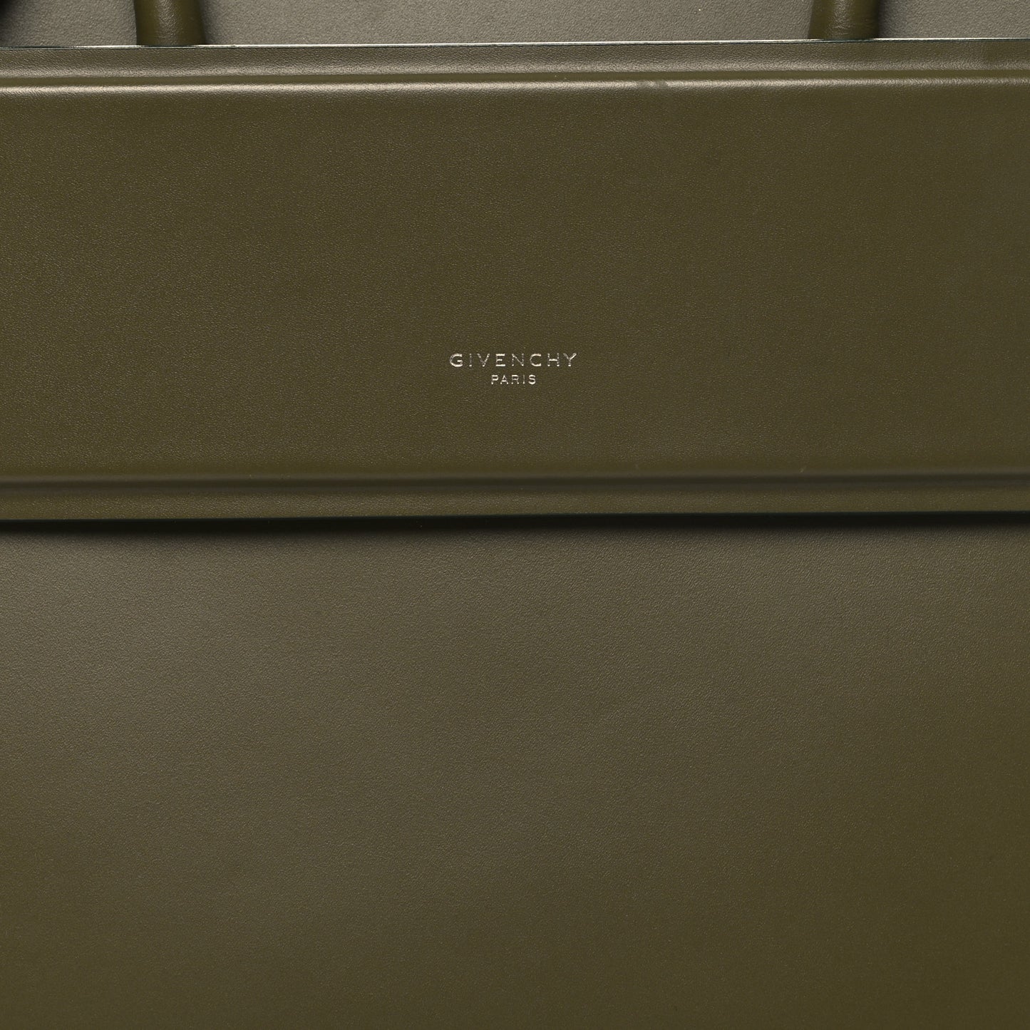 Smooth Calfskin Small Horizon Satchel Khaki