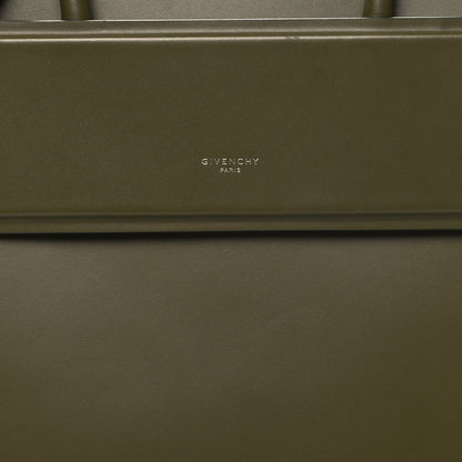 Givenchy Smooth Calfskin Small Horizon Satchel Khaki 6 of 8