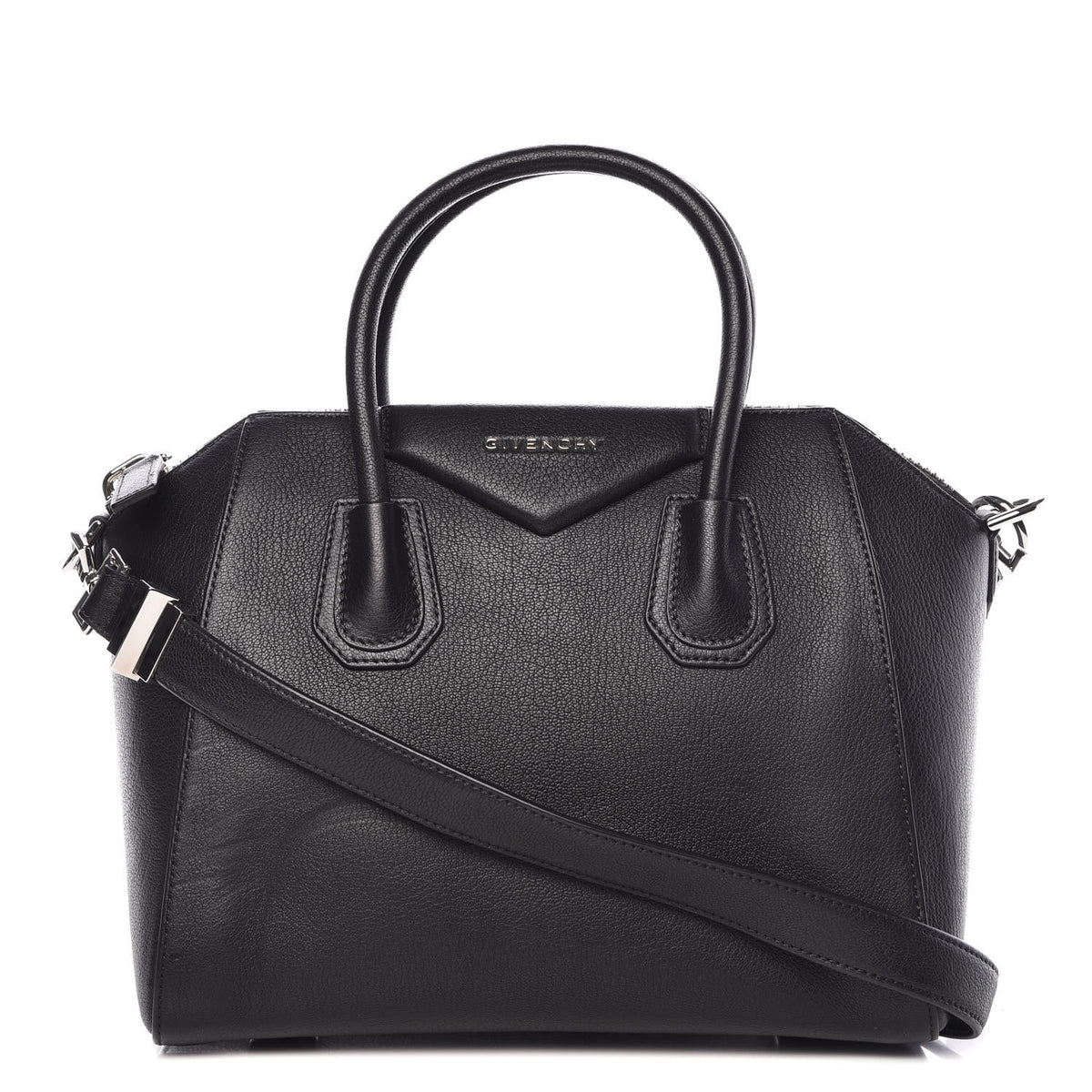 Sugar Goatskin Small Antigona Black
