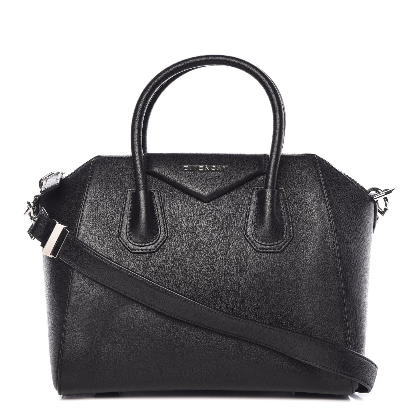 Sugar Goatskin Small Antigona Black