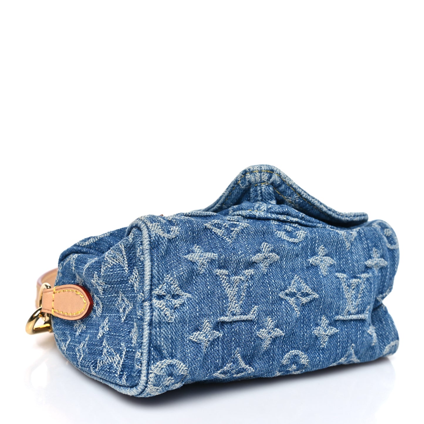 Monogram Denim Nano Speedy Blue