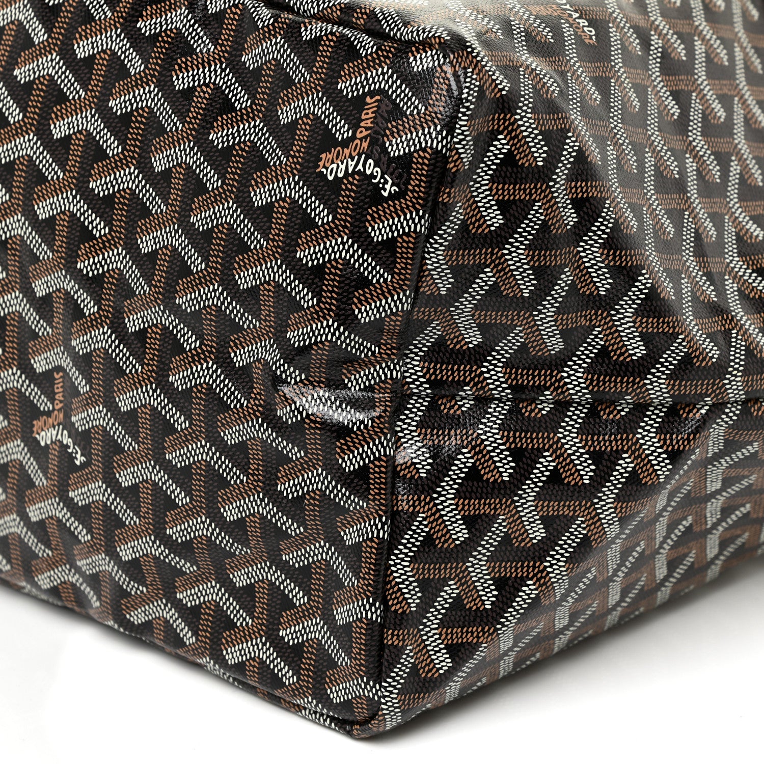 Goyard Goyardine Saint Louis GM Black Gold 9 of 11