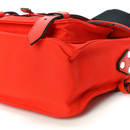 Proenza Schouler Nylon Calfskin PS1 Pouch Messenger Fire Red 8 of 13