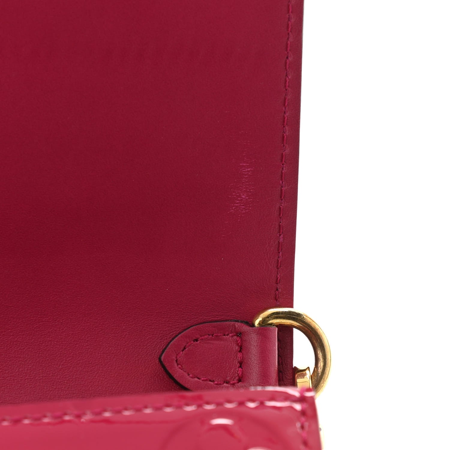 Louis Vuitton Vernis Chaine Wallet Rose Indien 10 of 11