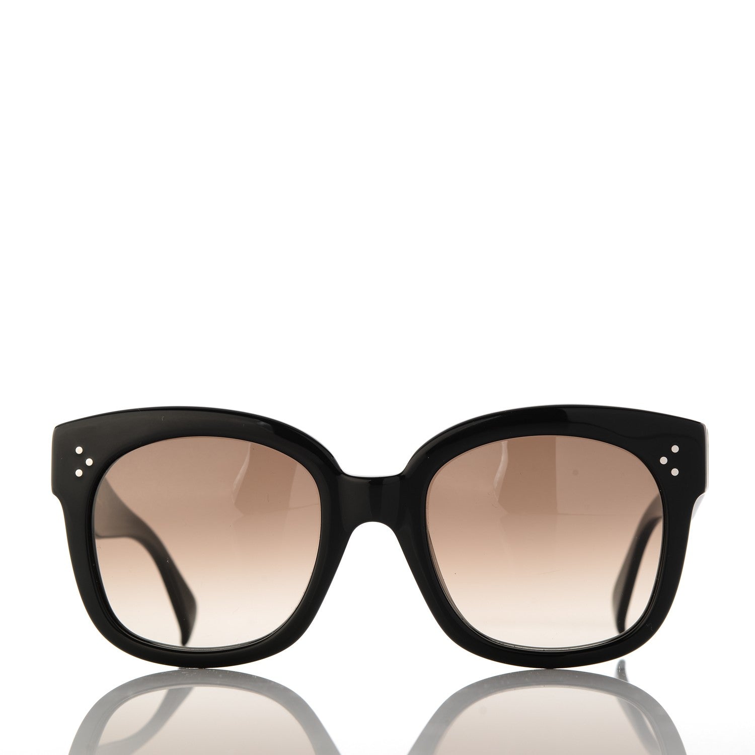 Celine New Audrey Sunglasses CL 41805/S Black 2 of 7