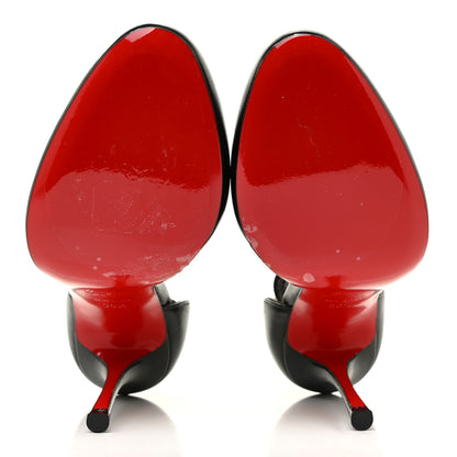 Christian Louboutin Shiny Nappa Decalcoco 100 Pumps 36.5 Black 5 of 10
