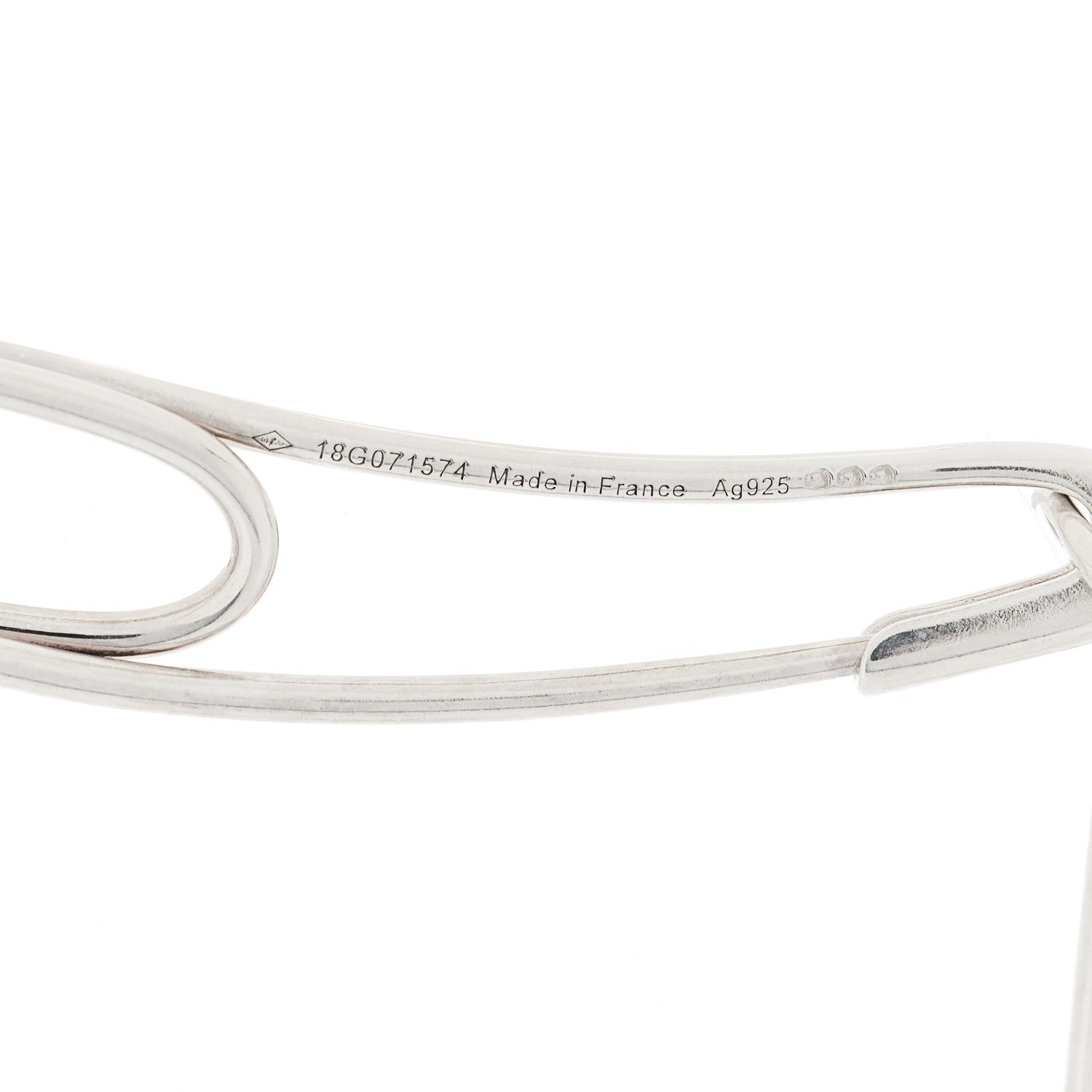 Hermes Sterling Silver Chaine d'Ancre Punk Necklace ST 3 of 4