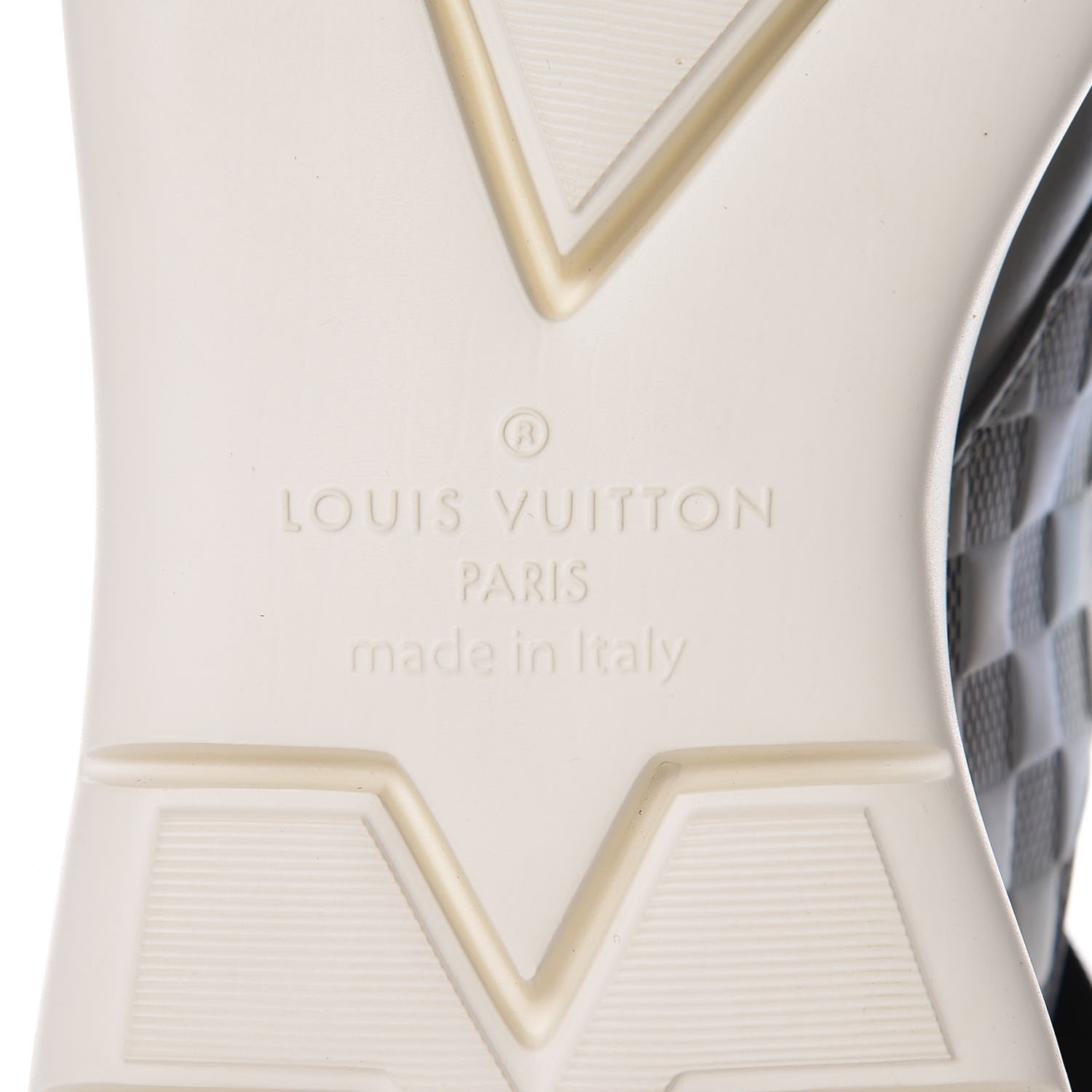 Louis Vuitton Nylon Suede Damier Fastlane Low Sneakers 8.5 Grey Black 5 of 10