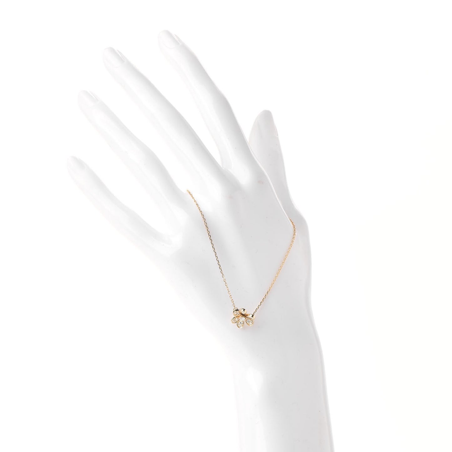18K Yellow Gold Diamond Mini Frivole Pave Bracelet