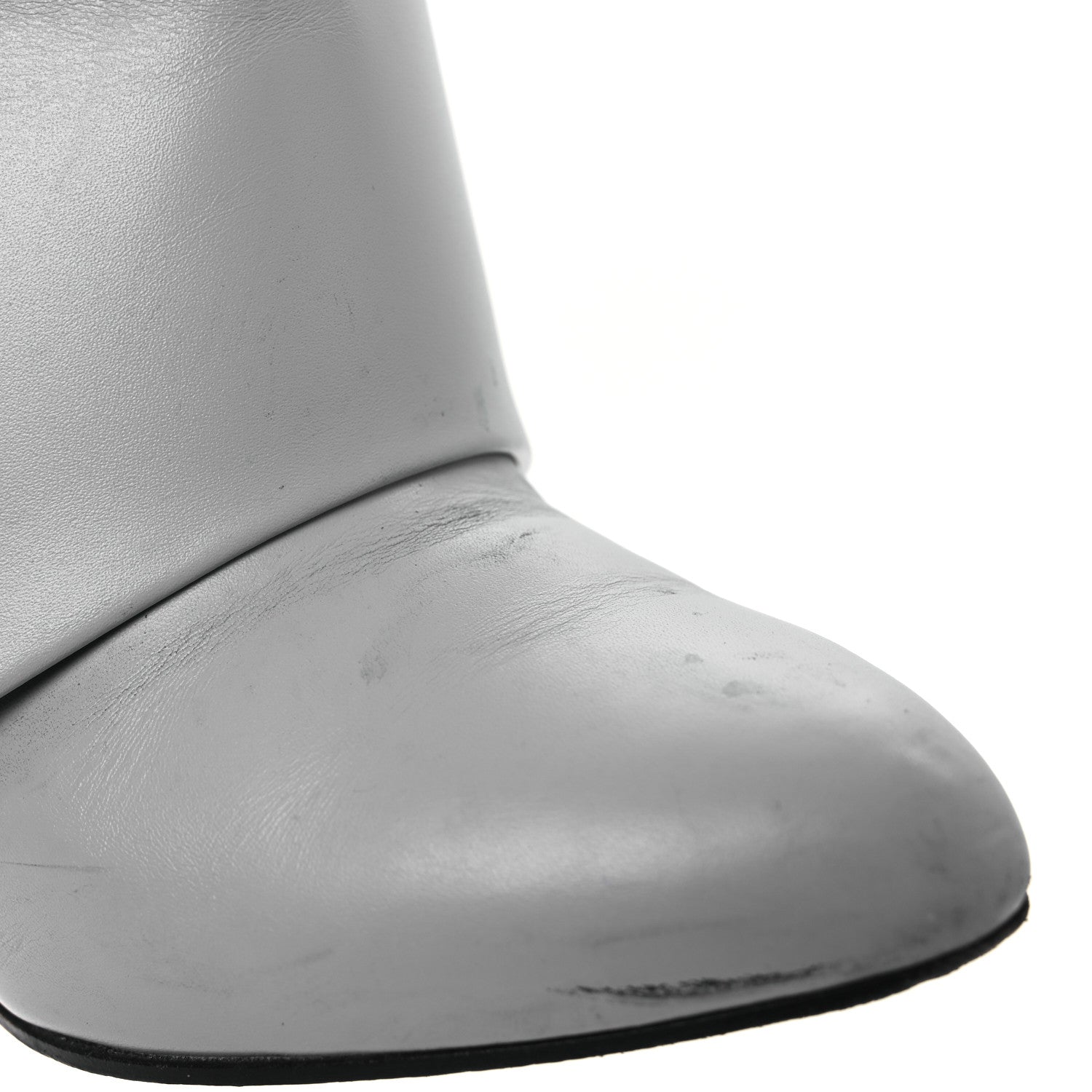 Givenchy Calfskin Shark Lock Pant Boots 36.5 Grey 15 of 16