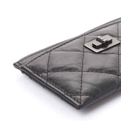 Chanel Aged Calfskin Quilted Reissue Card Holder So Black 6 of 11