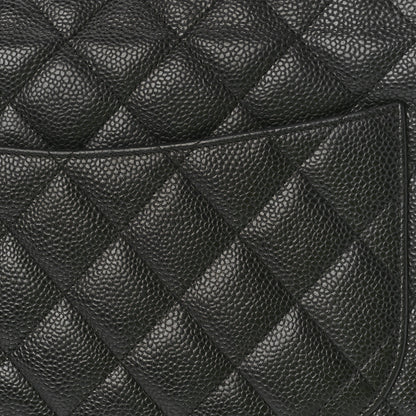 Chanel Caviar Quilted Jumbo Single Flap Black 10 of 11
