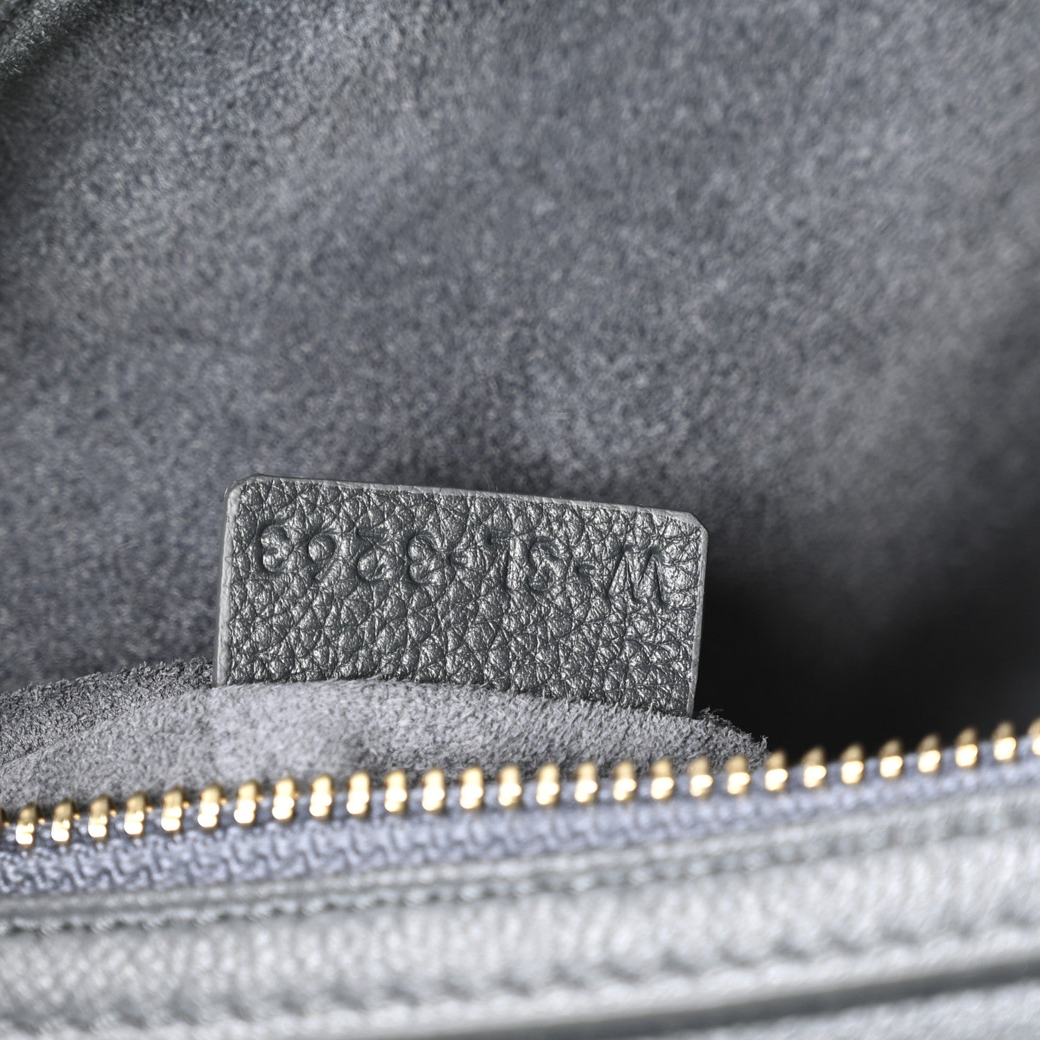 Celine Calfskin Triomphe Heloise Shoulder Bag Slate Grey 7 of 12
