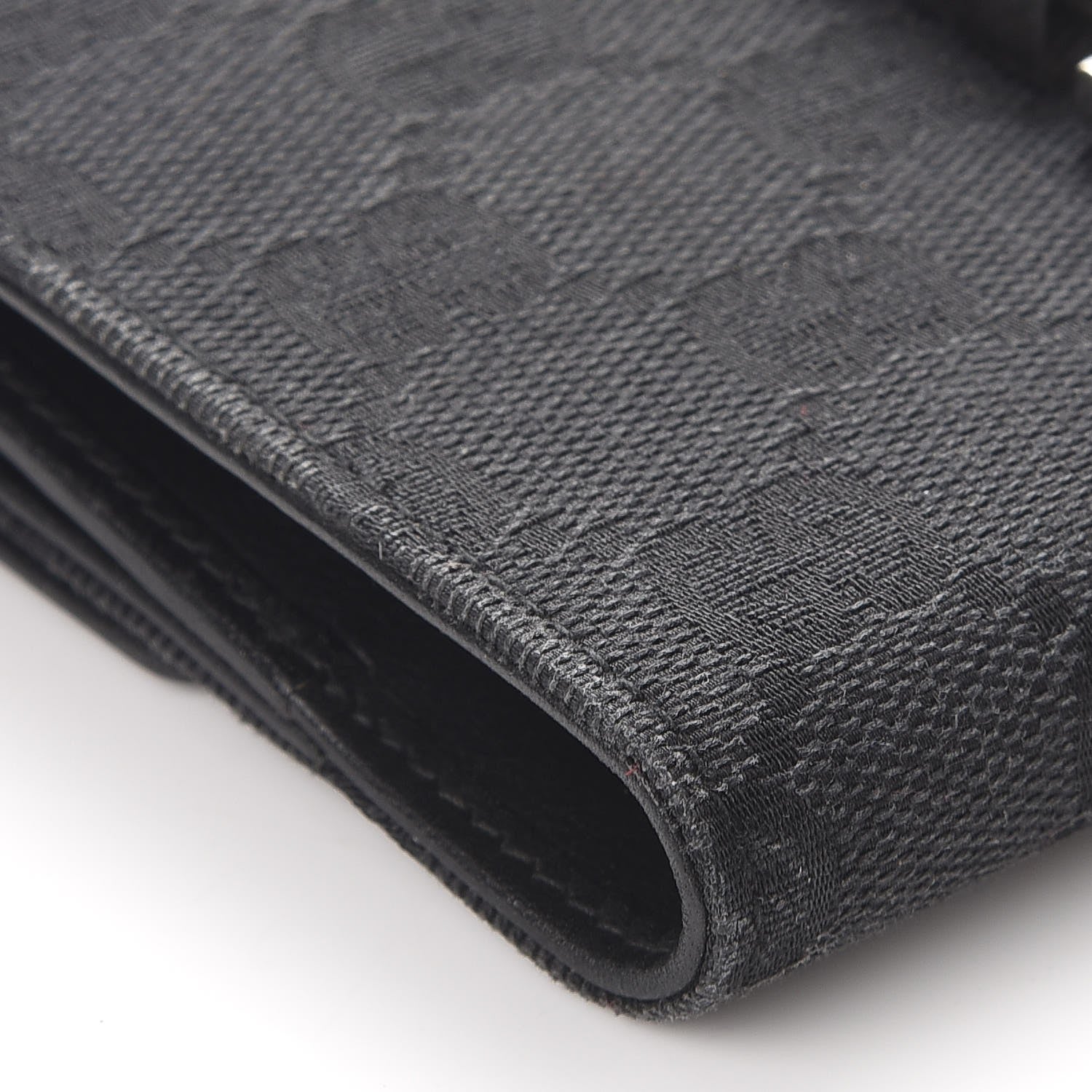 Gucci Monogram Piston Lock Compact Wallet Black 9 of 12