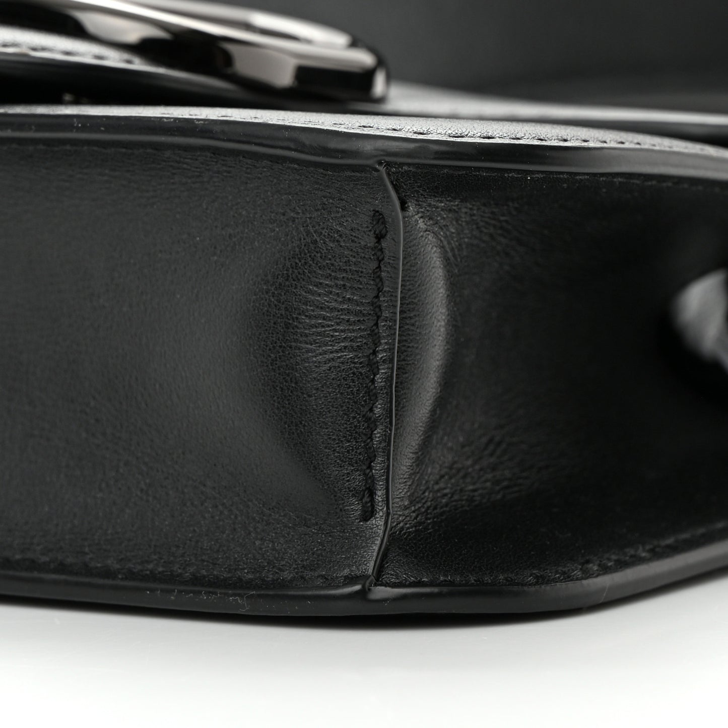 Calfskin Monochrome Vlogo Mini Loco Crossbody Bag Black