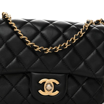 Chanel Lambskin Quilted Mini Pearl Crush Flap Black 8 of 10