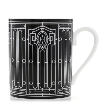 Hermes Porcelain H Deco Mug N°2 Black 3 of 9
