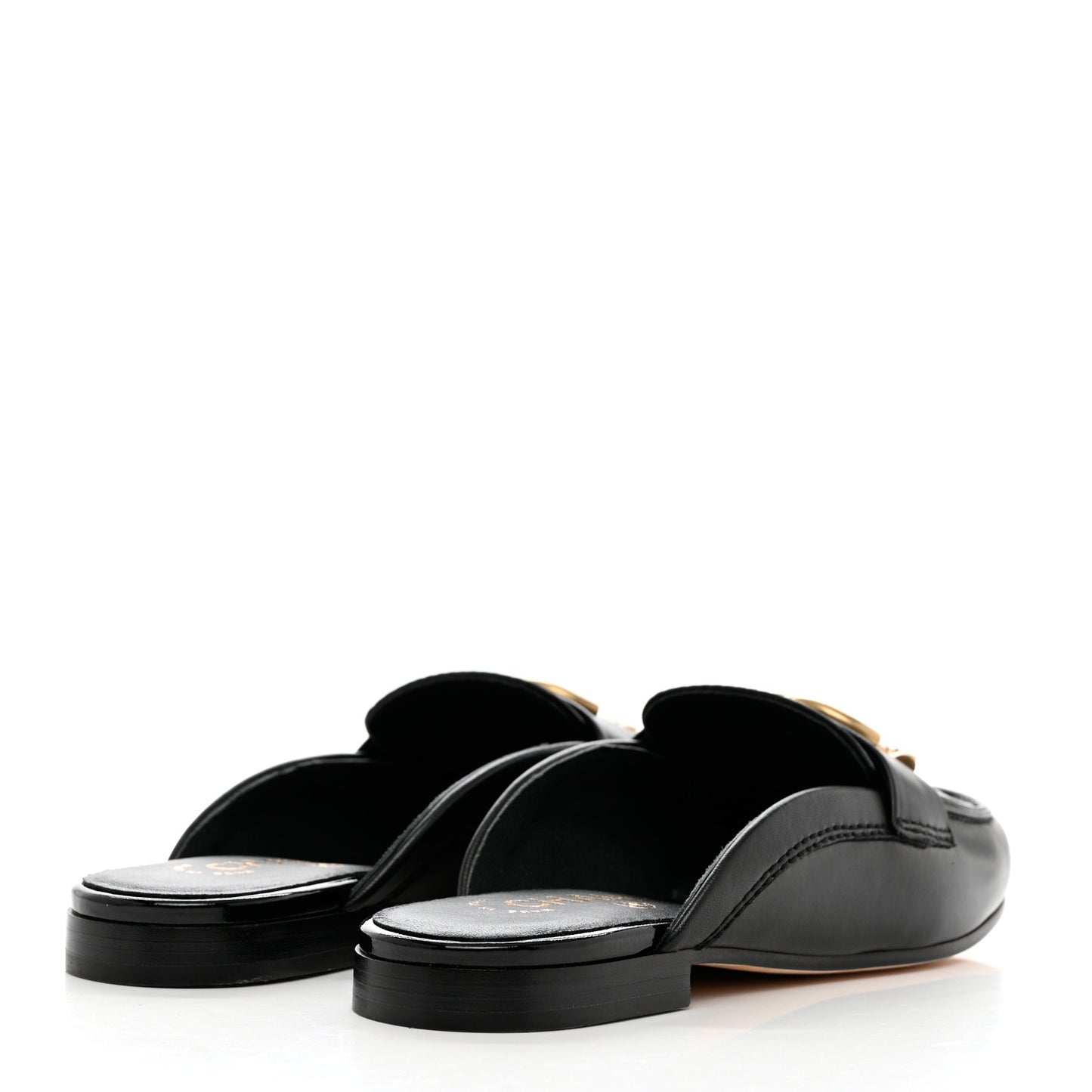 Lambskin CC Mules 35.5 Black