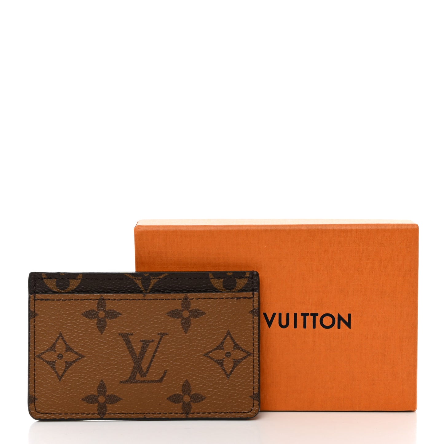 Reverse Monogram Card Holder