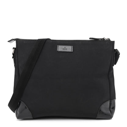Gucci Canvas Messenger Bag Black 1 of 16