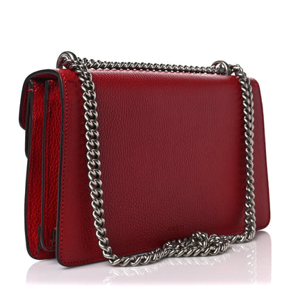 Gucci Dollar Calfskin Swarovski Crystal Small Dionysus Shoulder Bag Hibiscus Red 3 of 8