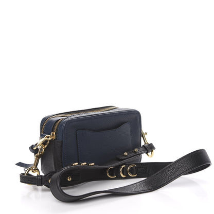 Marc Jacobs Supple Natural Grain Calfskin Softshot 21 Crossbody Bag Navy 3 of 11