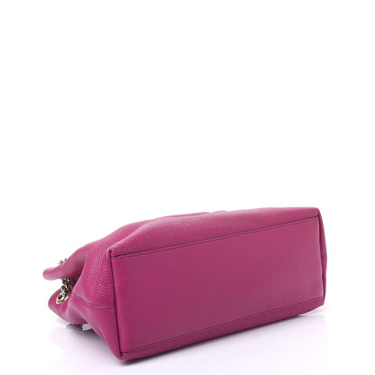 Gucci Cellarius Calfskin Medium Soho Chain Shoulder Bag Bright Bouganville 3 of 12