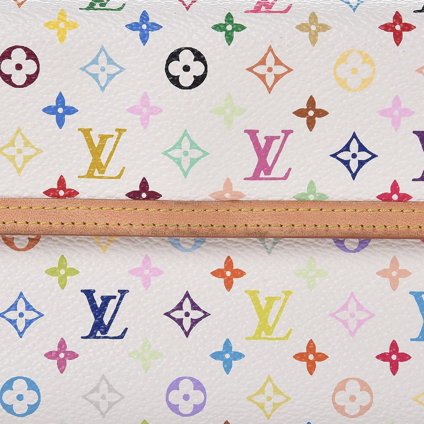 Monogram Multicolor Porte Tresor International Wallet White